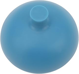 Fdit Blue Silicone Palm Chest Percussion Cup for Expectoration and Massage, Lightweight and Safe