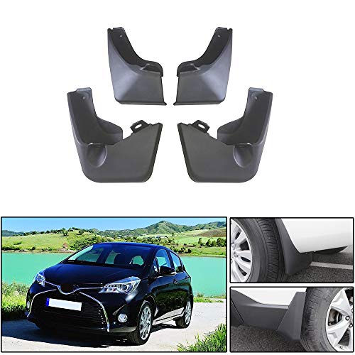 Maite For TOYOTA Vitz 2011-2019 Car Front and Rear Mud Flaps Splash Guards Fender Mudguard 4Pcs