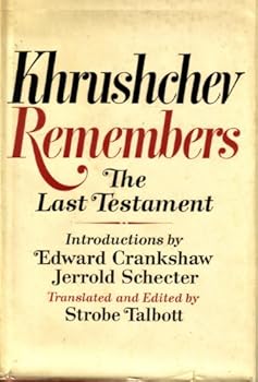 Hardcover Khrushcev Remembers: The Last Testament Book