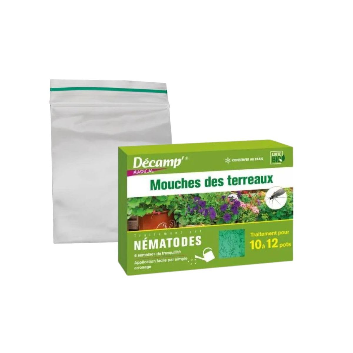 Décamp' - Nématodes SF Anti Mouches des terreaux 2M - 4m²