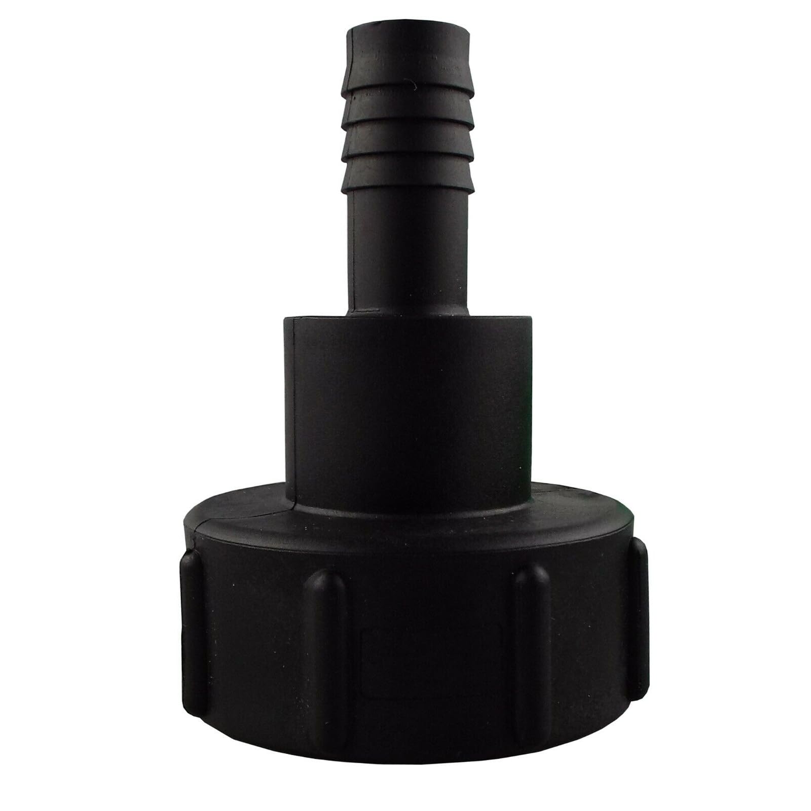 IBC Tank Fittings Selection - S60x6 & S100x6 Adapters - Male, Female, Threaded, Barbed, Valves, Spouts, MDPE Options (Hose Tail 1" (S60x6))