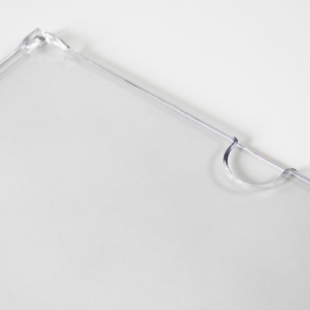 DIN A4 Quer Infotasche/Plakattasche/Blatthalter/Plakathalter/Plakattasche aus glasklarem, bruchfestem Polycarbonat, selbstklebend