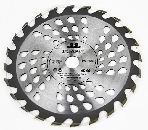 160 x 16 mm 24 denti lama per sega circolare di