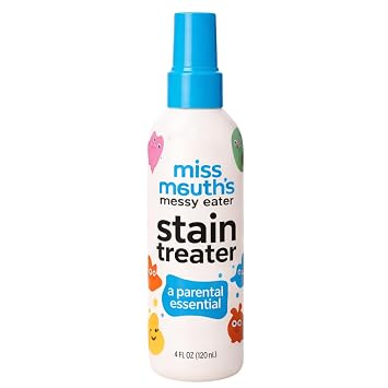 Baby Clothes Stain Remover Spray 120 ml - Instant Spot Cleaner for Food, Milk and Juice Marks on Kids Clothing | Fabric Stain Treatment Spray for Home, Travel and Daily Laundry Care