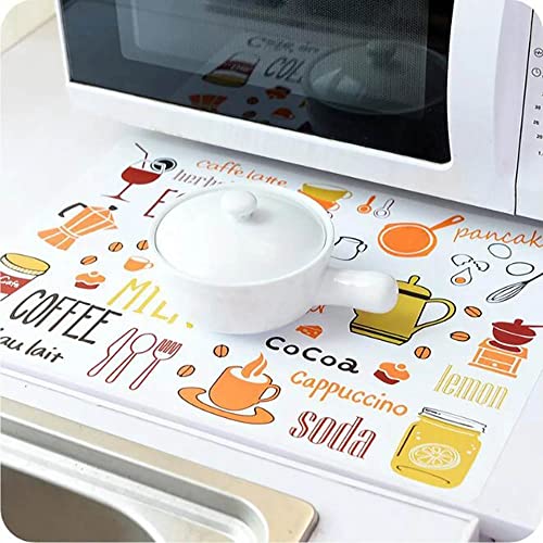 Image of 8 Pieces PVC PlaceMat - Non-Slip, Heat Resistant and Washable Hot Insulation Pad - Modern Waterproof Placemats for Decorations, Dining Table, Kitchen, Restaurant, Hotel (8-Piece, Green)