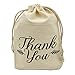 Sanrich Thank You Drawstring Bags 4x6 inch for Party Favors 20 Pack Gift Treat Goodies Bags (4x6)