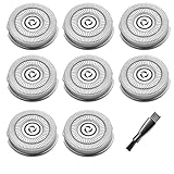Head Shaver Replacemet Blades for Pitbull Shaver Replacement Blade Compatible with Skull Shaver Pitbull Gold PRO,Pitbull Platinum PRO/Silver PRO,Diamond PRO Shaver,8 Packs.