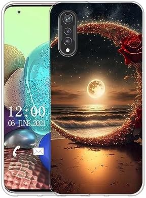 Sunrive Case compatible with CUBOT P80, Ultra Slim Transparent Soft Premium TPU Silicone Back Rubber Bumper Protector Patterns Cover(Cat, Ball)