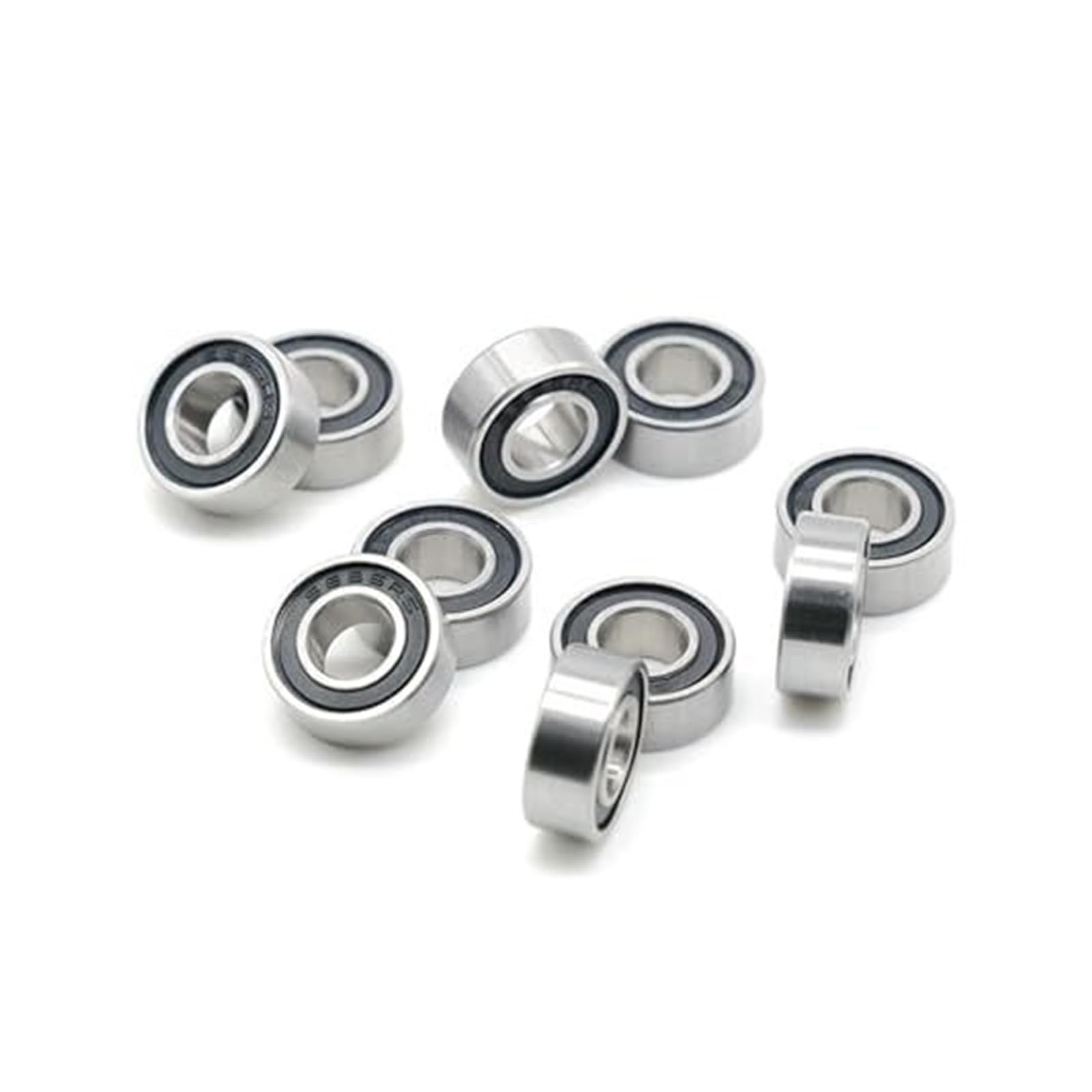 10pcs S686 2RS Bearings 6x13x5 mm ABEC-7 Stainless Steel for Fishing Reels and Machinery