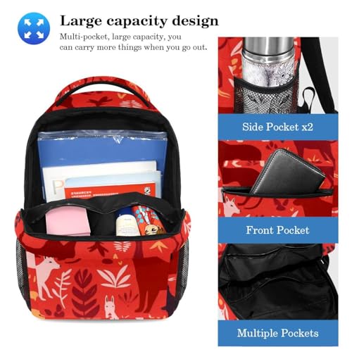 Ensemble sac à dos scolaire et trousse à crayons multicolore pour ado