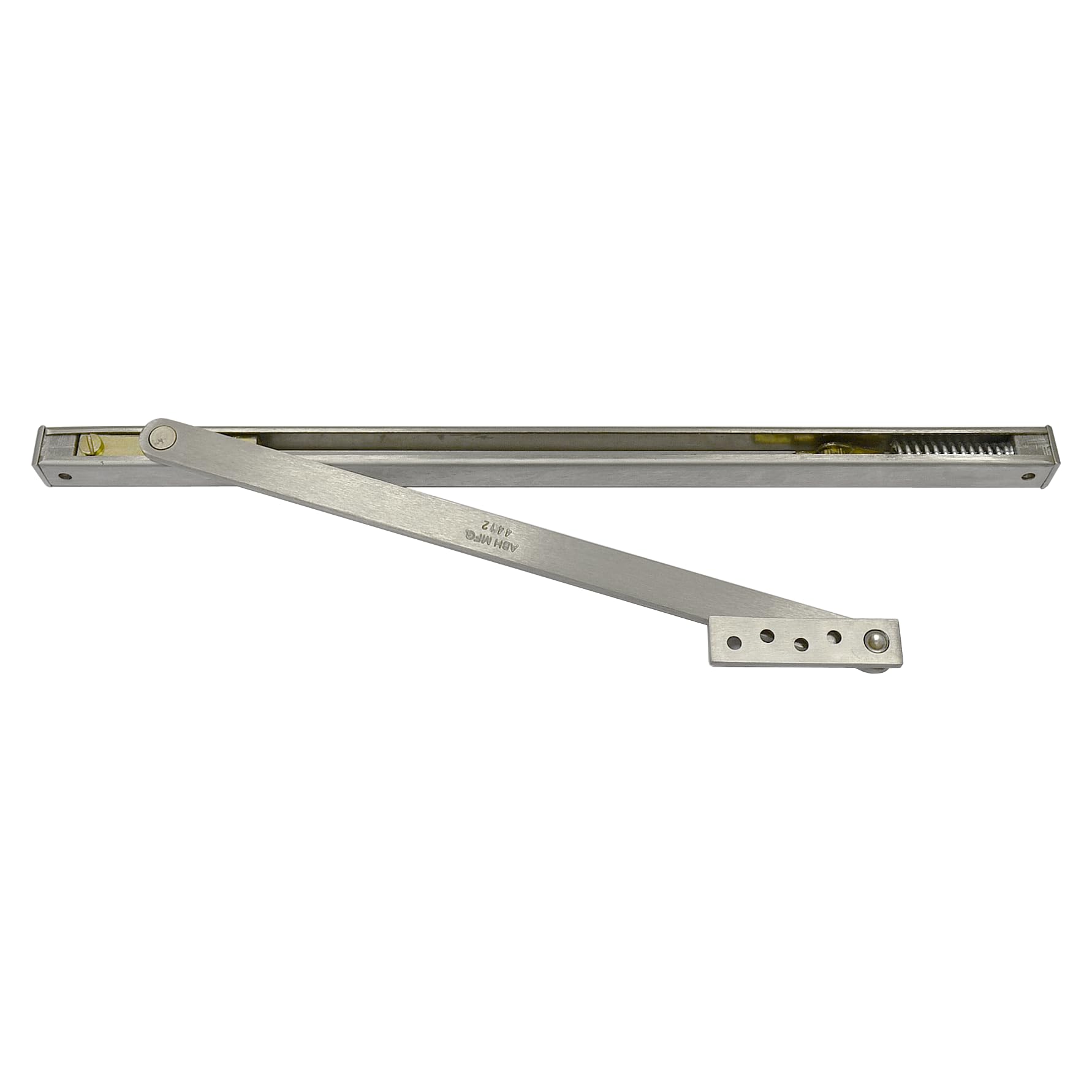 ZEROplusMedium Duty Friction Door Stay, Stainless Steel, Surface Fixing (457-609 Door Widths, 371mm Body, 223mm arm)