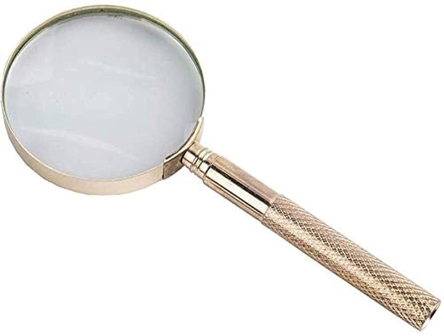 Amazon.co.jp: 虫眼鏡 10 倍古い読書識別修理虫眼鏡メタル HD