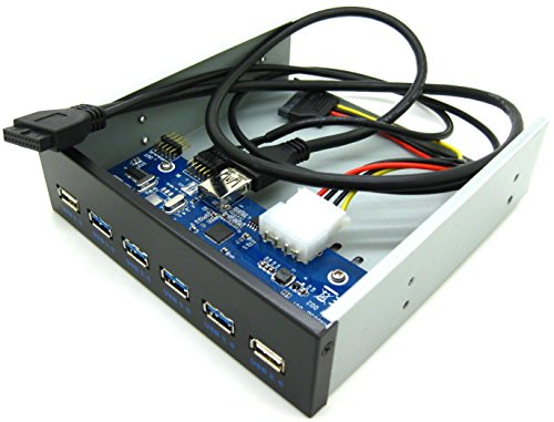 Ya en mundofriki.es: KALEA-INFORMATIQUE Panel Frontal 4 Puertos USB 3.0 y 2 Puertos USB 2.0 para Ranura CDROM de 5,25. USB3 Superspeed 5G