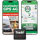 Localizador GPS para Coche 4G – Requiere Suscripción - Mini Tracker con SIM - Ilimitada Distancia Seguimiento en Vivo - Camiones Moto Tractor Niños Bicicleta Mayores Collar Perros Llaves UE Tracki