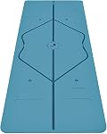 Liforme Travel Yoga mat – Patented Alignment System, Warrior-Like Grip, Non-Slip, Eco-Friendly and Biodegradable, Ultra-Lightweight and Sweat Resistant, Made with Natural Rubber