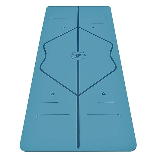 Liforme Travel Yoga mat – Patented Alignment System, Warrior-Like Grip, Non-Slip, Eco-Friendly, Ultra-Lightweight and Sweat Resistant, Made with Natural Rubber