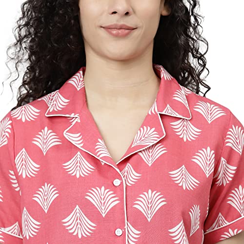 Image of NAINVISH Women's Cotton Printed Night Suit Pack of 3 (NW307 SPS)