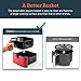 COSORI (100 Recipes, Rack & 4 Skewers) 1500W Electric Hot Air Fryers Oven Oilless Cooker, 11 Presets, Preheat & Shake Reminder, LED Touch Digital Screen, Nonstick Basket, 3.7QT, 3.7 QT-Burgundy Red