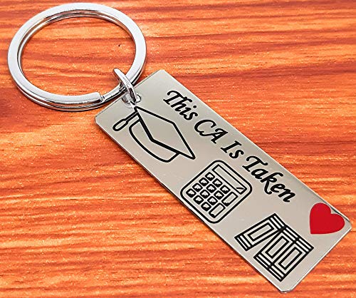 Aura This CA is Taken Romantic Valentine Gift Key Chain for Fiancee Men Women Boys Girls Boyfriend Girlfriend Wife Husband CA Chartered Accountant Gift Silver Key Chain 4 51PpujMUNwL