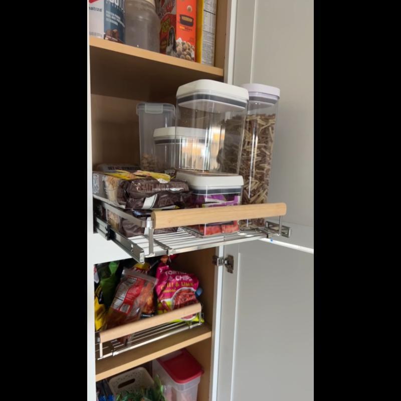 Amazon.com: KIKIBRO Expandable Pull Out Drawer Cabinet Organizer
