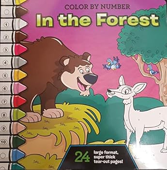 Unknown Binding Colour-by-Number (In the Forest) Book