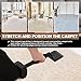 AMGSH 1 Pack Carpet Knee Kicker, Non-Adjustable Carpet Stretcher Knee Kicker, Compact Carpet Stretcher Tool for Carpet Installation