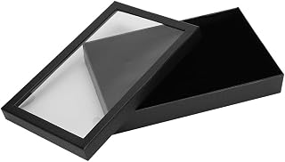 Jewelry Storage Organizer Box 36 Slot, Stylish Earrings Necklace Rings Holder for Jewelry Lovers Travel (Black)