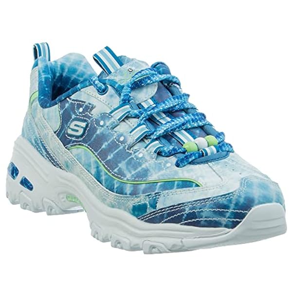 Skechers DLites 4.0 Womens Fashion Trainers Natural/Multi - US