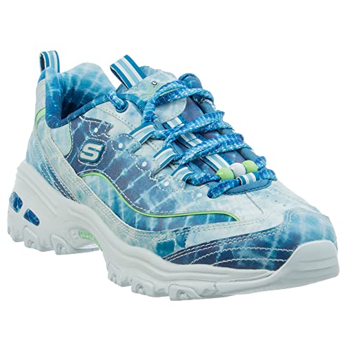 Skechers DLites 4.0 - Tiful Horizon Womens Fashion Trainers, Blue - 7.5 US3