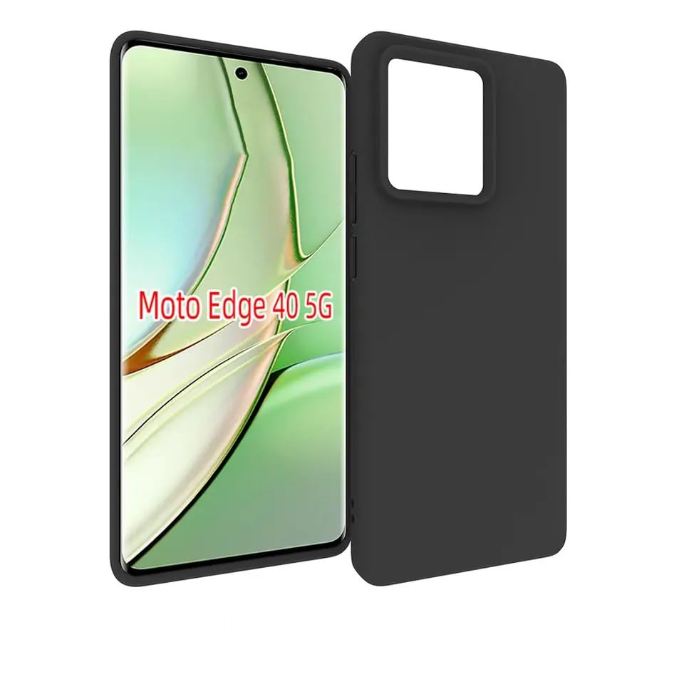 CELZO 4 Sides Full Protection Silicon Back Cover Case for Motorola Moto Edge 40 (5G) - (Black) (B0C74LBVXT) Amazon Price History, Amazon Price Tracker