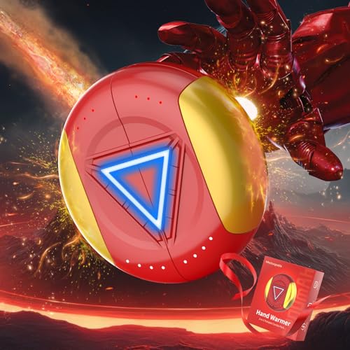 Hand Warmers Rechargeable, Electric Hand Warmer with 2 * 8 Hours of Long-Lasting Safe Heating, Rechargeable Heater, Hunting Gear, Camping, Golf, Outdoor, Men, Women, Children