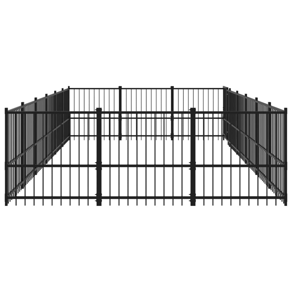 Forniture per cani Cuccia per cani da esterno in acciaio 16,94 m Animali e forniture per animali domestici