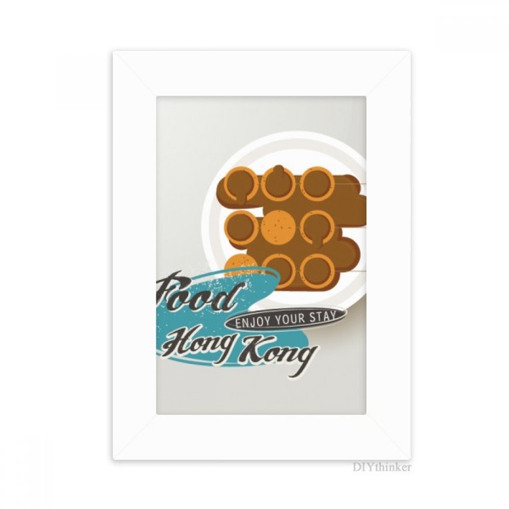 Hong Kong Boule de Poissons cadre photo bureau deco peinture blanc art de format 10.2x15.2cm