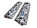 Sri Lanna Mother of Pearl Inlay 1911 Grips Fit with Colt S&W Kimber Springfield Blue Flower