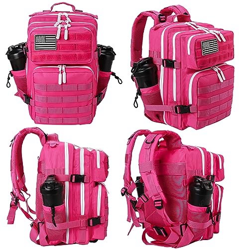 Image of LHI Tactical Military Backpack for Men and Women 25L /35L Army Assault Pack Bag Small Rucksack with Bottle Holder