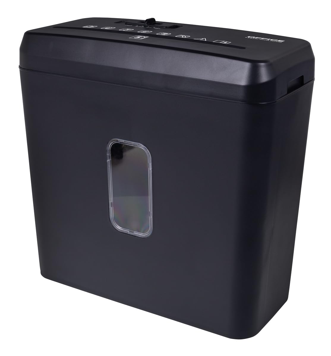 Office Products Destructora de Documentos/Partículas/Trituradora de Papel y Tarjetas/Puede triturar Tarjetas de crédito/hasta 5 Hojas A4/Cesta 8 l/Negra/para Oficina en casa