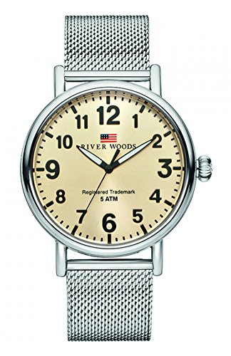 Preisvergleich Produktbild River Woods Herren-Armbanduhr Edelstahl Sacramento