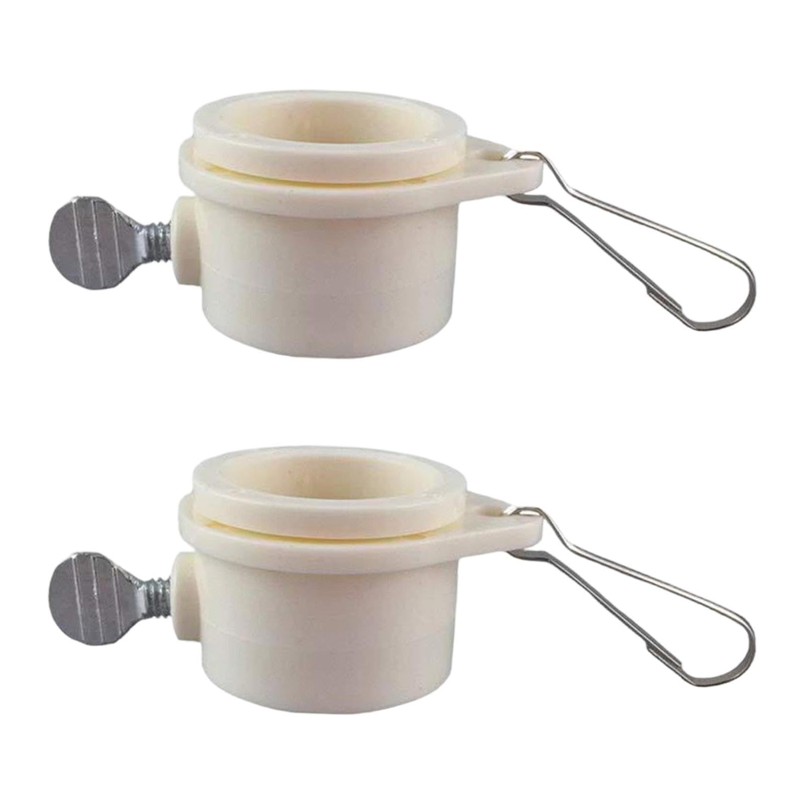 Jazzy Pearls®2X Flag Pole Rings 1 inch for Flags with Grommets Yachts Outdoor Replacement White|Home & Garden|Yard, Garden & Outdoor Living|Garden Décor|Flag Poles & Parts