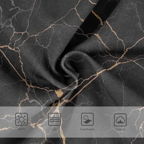 Designer Girls Underwear Toddler 2t Cotton Panties Little Girl Black Marble Gold Veins Briefs Underpants3