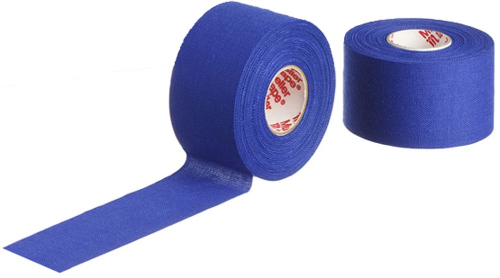 MUELLER MTape Cinta atlética no elástica: 1-1/2 in. x 30 ft. (Azul)