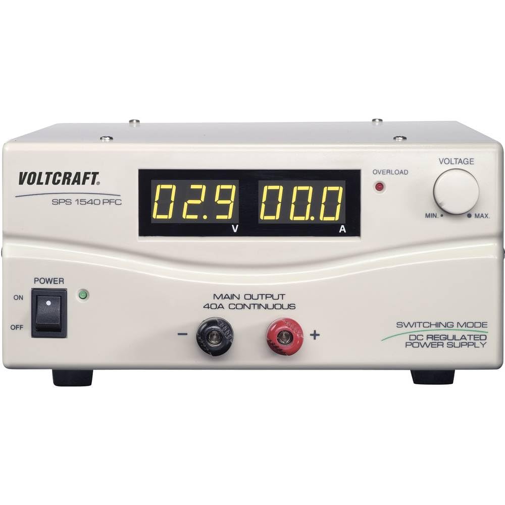 VOLTCRAFT SPS 1540 PFC Labornetzgerät, einstellbar 3-15 4-40 A 600 W Remote Anzahl Ausgänge 1 x