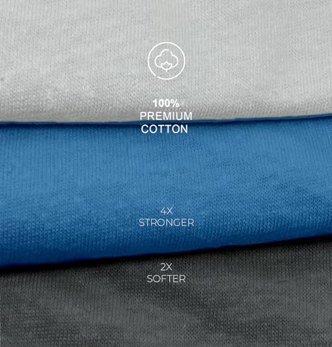 Image of Sleepynuts Half Sleeve Round Neck 100% Cotton Tshirt for Mens Pack of 3 Regular Fit Solid T-Shirts Combo