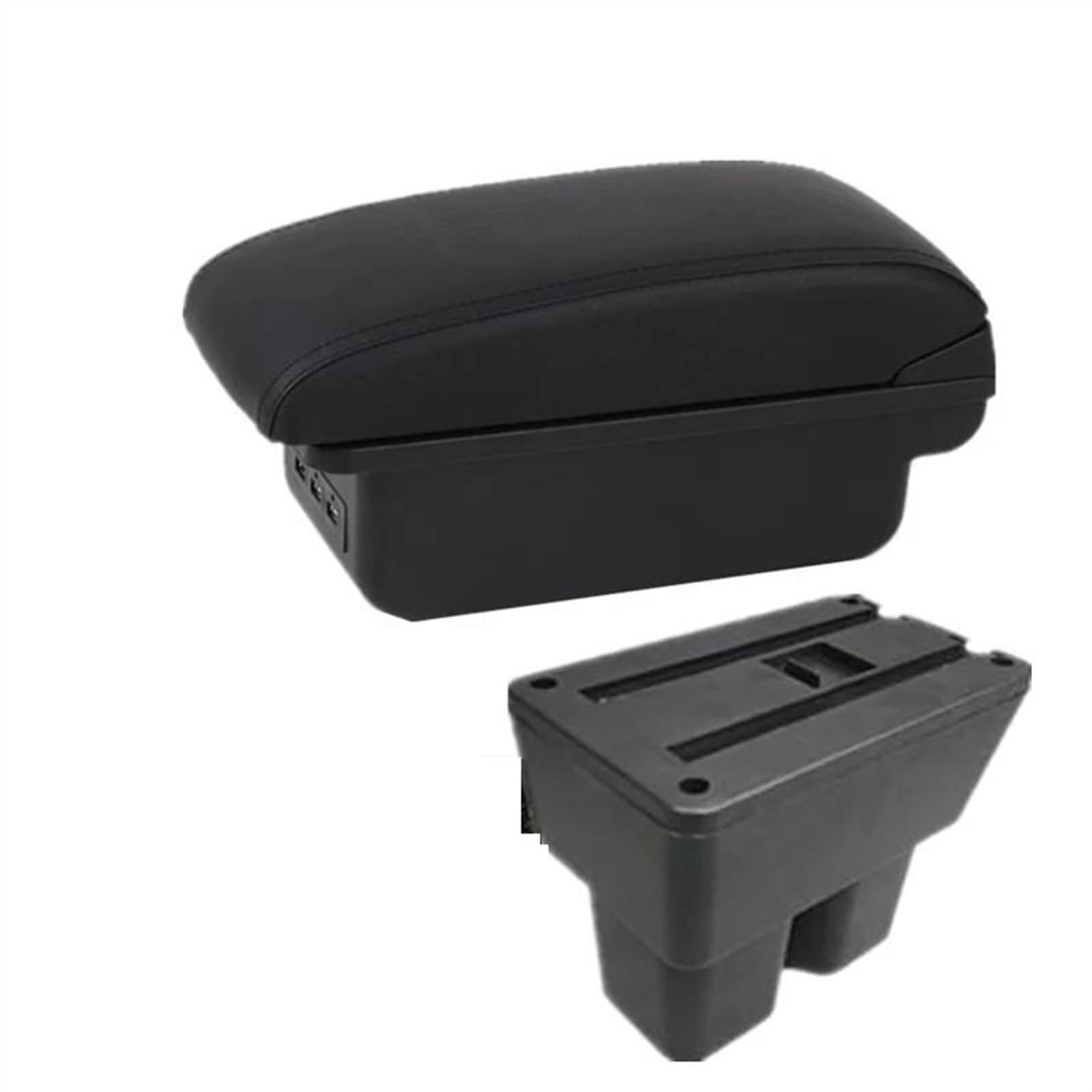 NOHEEU Car Armrest Box For Jimny JB74 Jb64w 2019-2024 Storage Dedicated Retrofit Accessories(B1 black line)