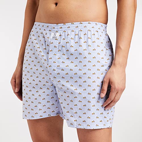 Image of Longies Men's Cotton Printed Regular Boxer Shorts