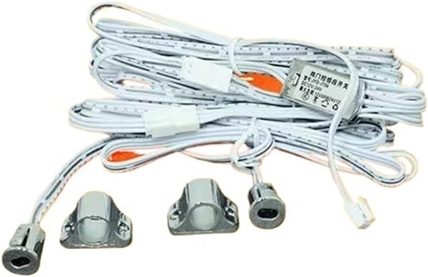 LED Wardrobe Light Intelligent Induction Ultra-Thin Wine Cabinet Display Cabinet Shelf Light with Switch Transformer 12V(Human Body Infrared -sub Control)