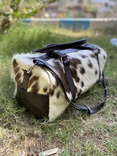 Duffel cowhide weekender overnight outdoor sports leather duffle bag2