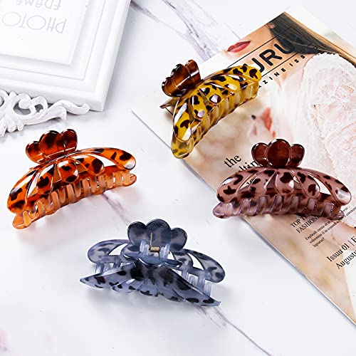4 Pezzi Grandi Pinze per Capelli Artigli per Donne...