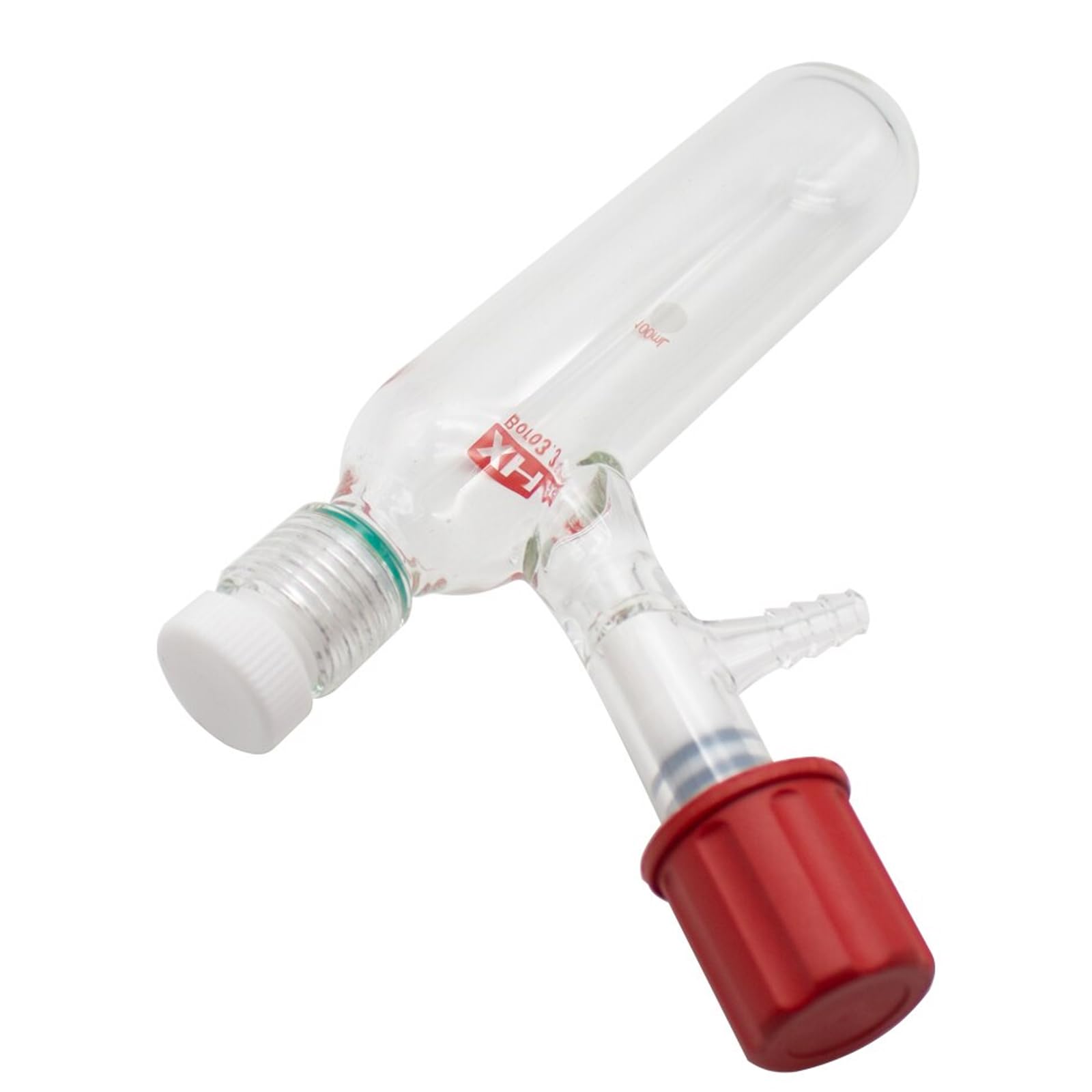 Toplionace 10-100mL di Alto Vuoto Valvola di Stoccaggio di Solvente Bottiglia Schlenk Bottiglia Tubo di Reazione di Pressione Bottiglia Resistenza Alla Corrosione Organica (10 mL, 8MM)