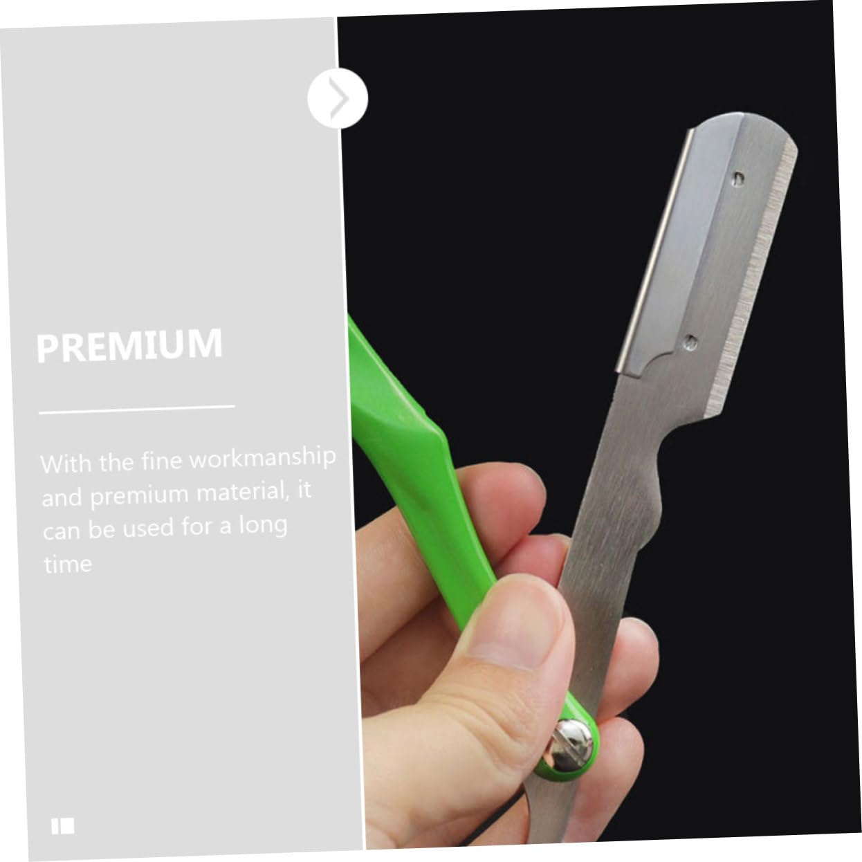 Healeved 5pezzi Porta Rasoio Inossidabile Con Design Creativo Supporto Per Lamette Da Barba Per Uso Domestico e Viaggi Manico Resistente e Leggero Per Regali Familiari e Amici