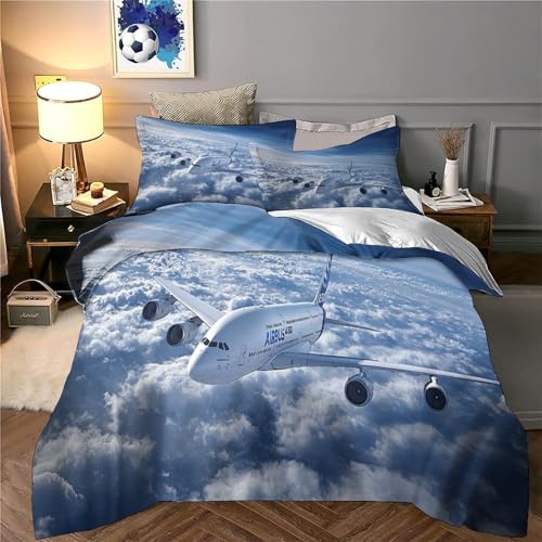 Housse de couette 3D super douce microfibre résistante de luxe - 6